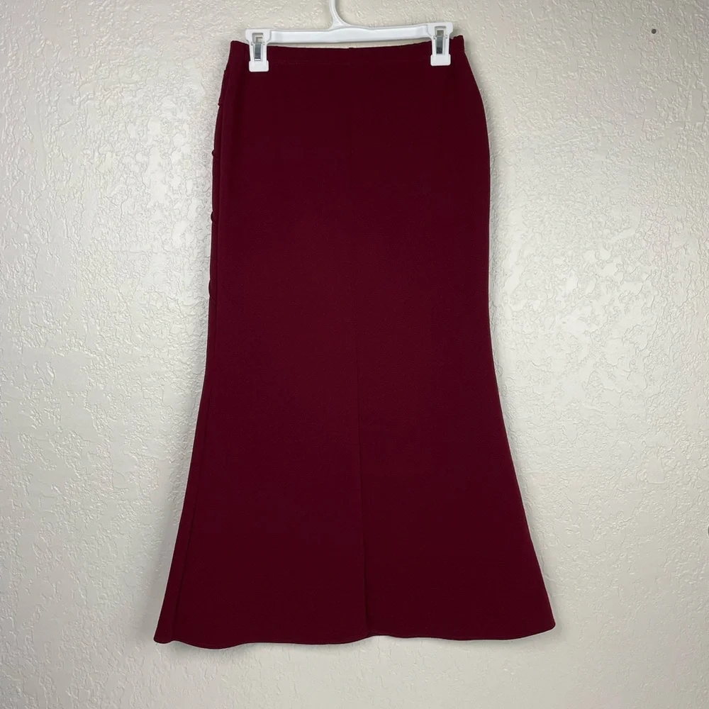 Jubi USA maroon red maxi skirt - Picture 4 of 6